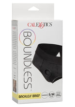 Boundless Backless Brief Harness - Black - Medium/Small