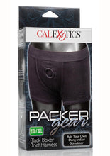 Packer Gear Boxer Brief Harness - Black - 3XLarge/XXLarge